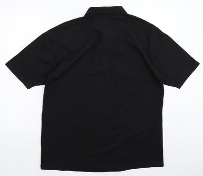 Preworn Mens Black    Polo Size 2XL