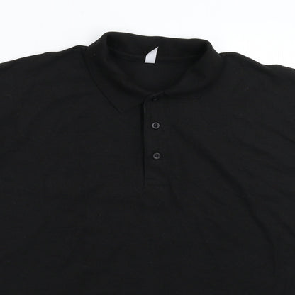 Preworn Mens Black    Polo Size 2XL