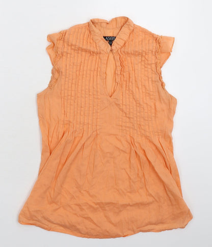 ASOS Womens Beige   Basic T-Shirt Size 10