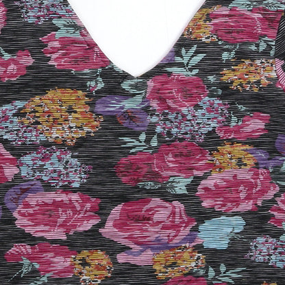 Womens UK Size 12 Atmosphere Multicoloured Basic T-Shirt
