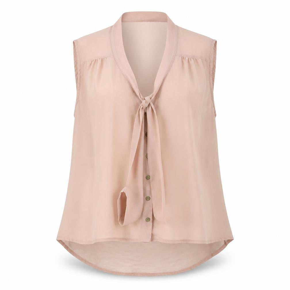 Womens UK Size 12 Atmosphere Beige Basic Button-Up