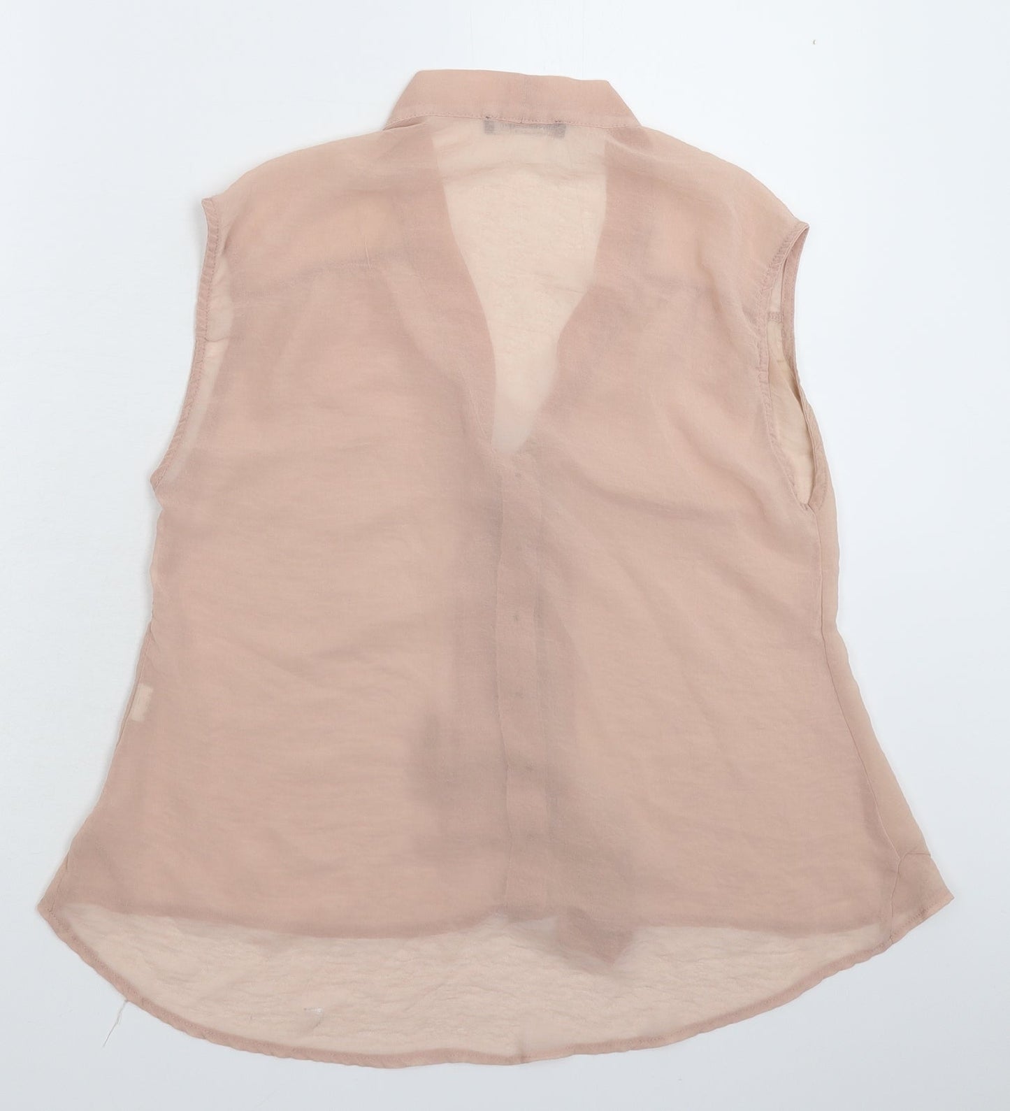 Womens UK Size 12 Atmosphere Beige Basic Button-Up