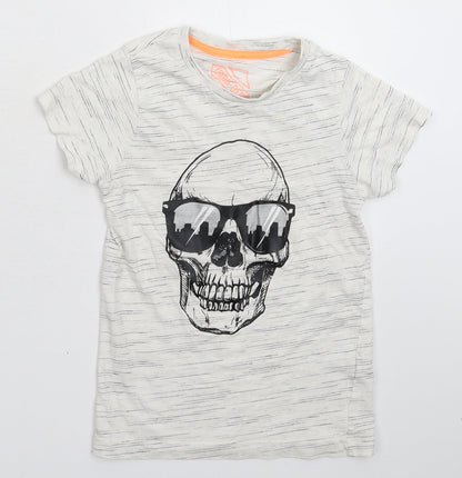 Matalan Boys Grey   Basic T-Shirt Size 6 Years