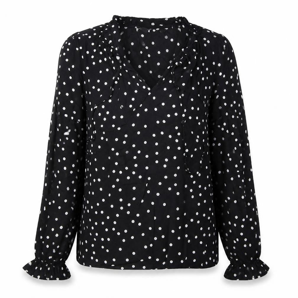 Womens UK Size 8 NEXT Black Basic Blouse