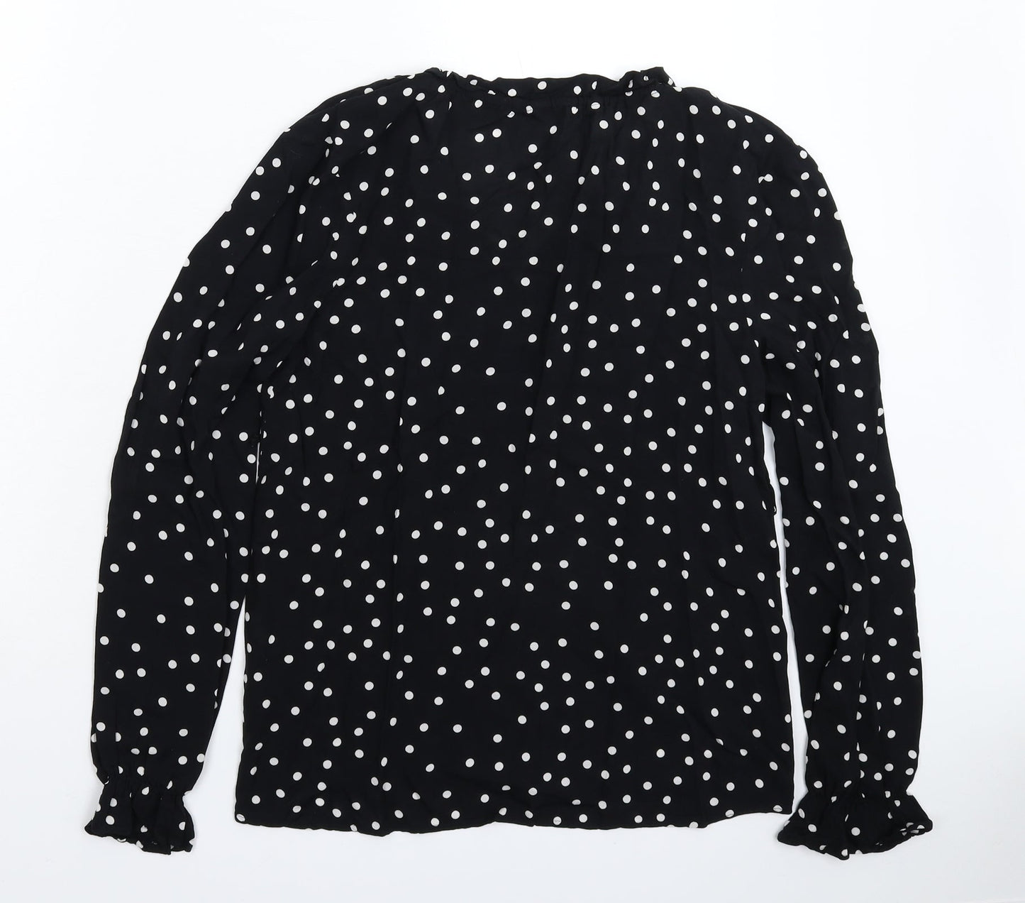 Womens UK Size 8 NEXT Black Basic Blouse