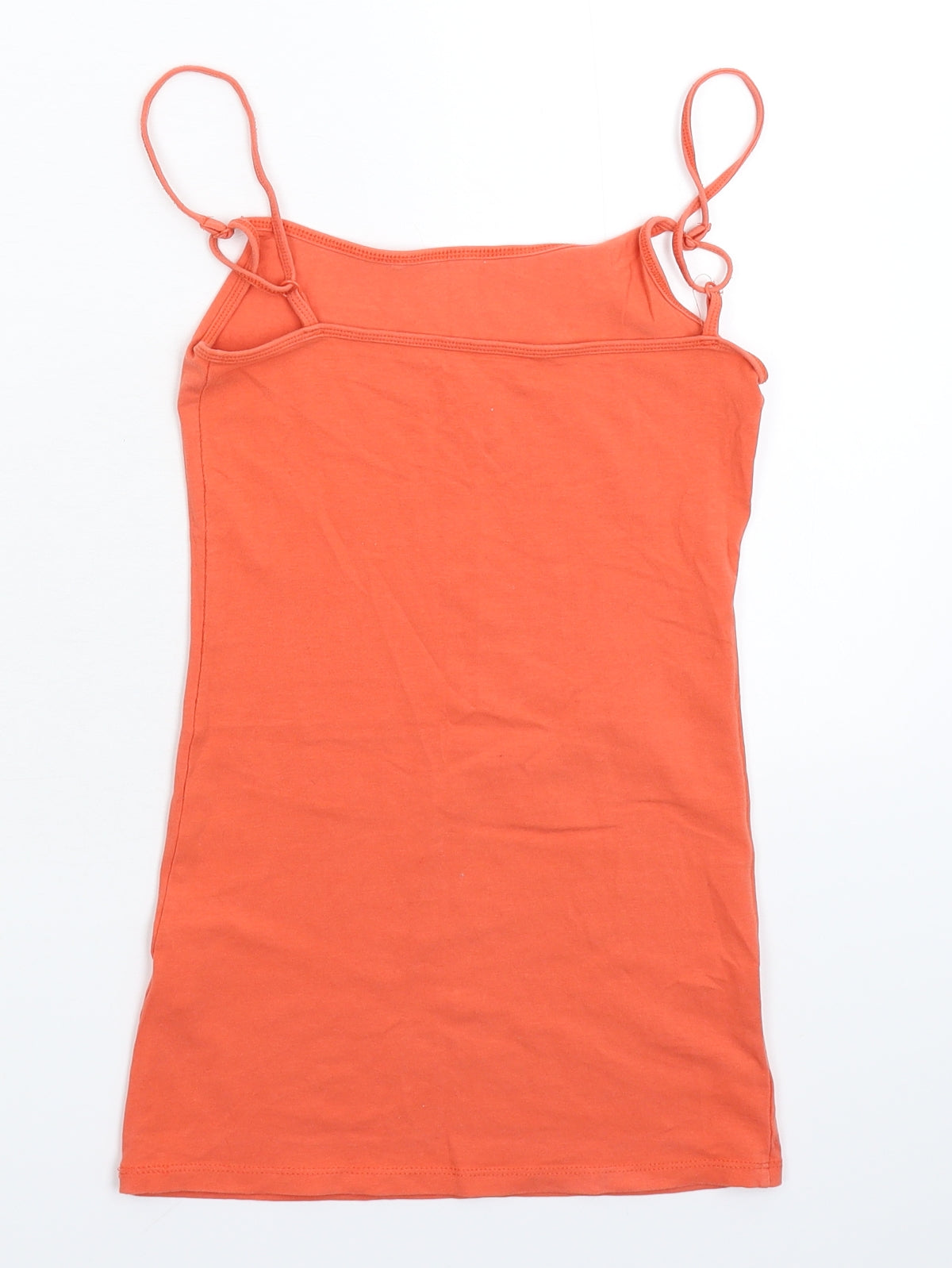Womens UK Size 6 Atmosphere Orange Basic Tank