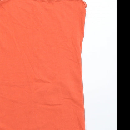 Womens UK Size 6 Atmosphere Orange Basic Tank