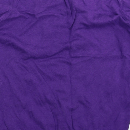 Autograph Mens Purple  Knit Pullover Jumper Size M