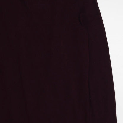 Womens UK Size M M&S Purple Cardigan Jumper
