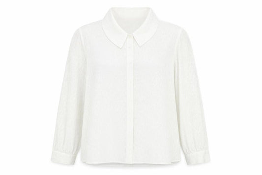 Frank Walder Womens White   Basic Button-Up Size 42