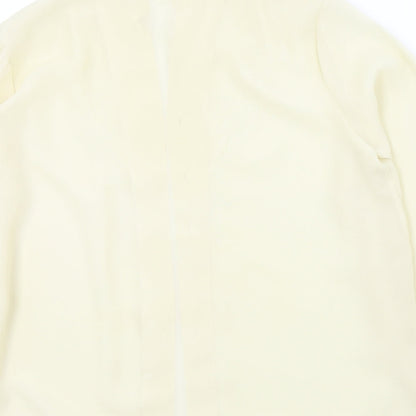 Womens UK Size 12 bellino Beige Basic Button-Up