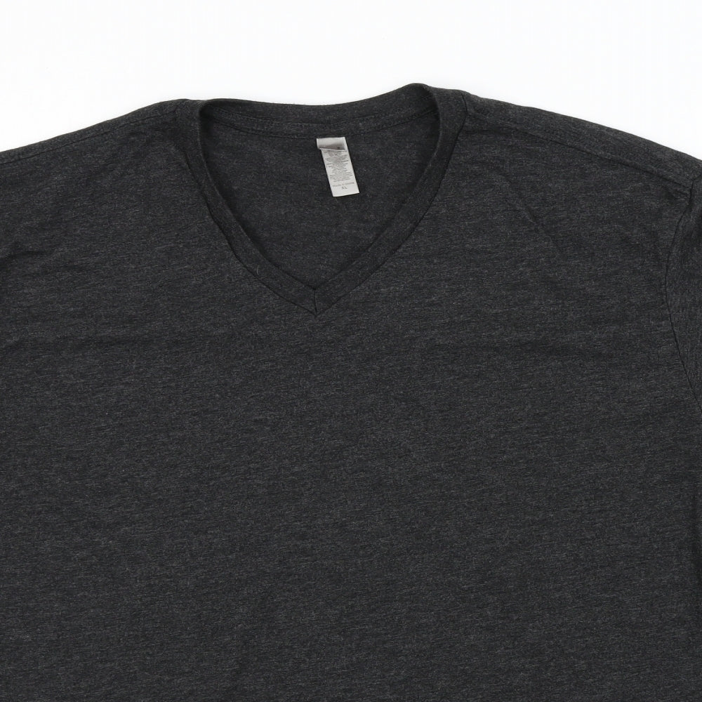 MTL Mens Grey Colourblock   T-Shirt Size XL