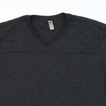 MTL Mens Grey Colourblock   T-Shirt Size XL