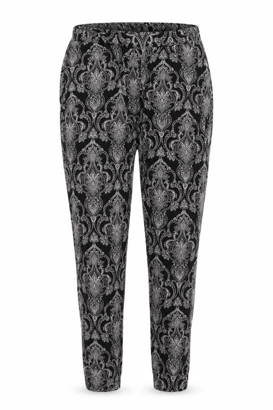 Womens UK Size XL Cynthia Rowley Regular Fit Jogger Black Trousers