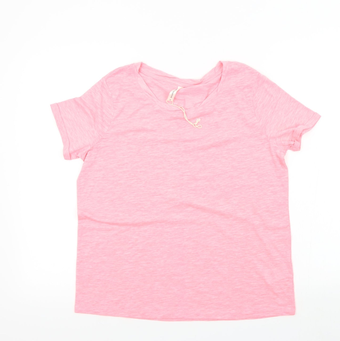 Womens UK Size S RESERVED Pink Basic T-Shirt
