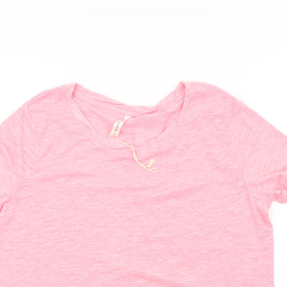 Womens UK Size S RESERVED Pink Basic T-Shirt