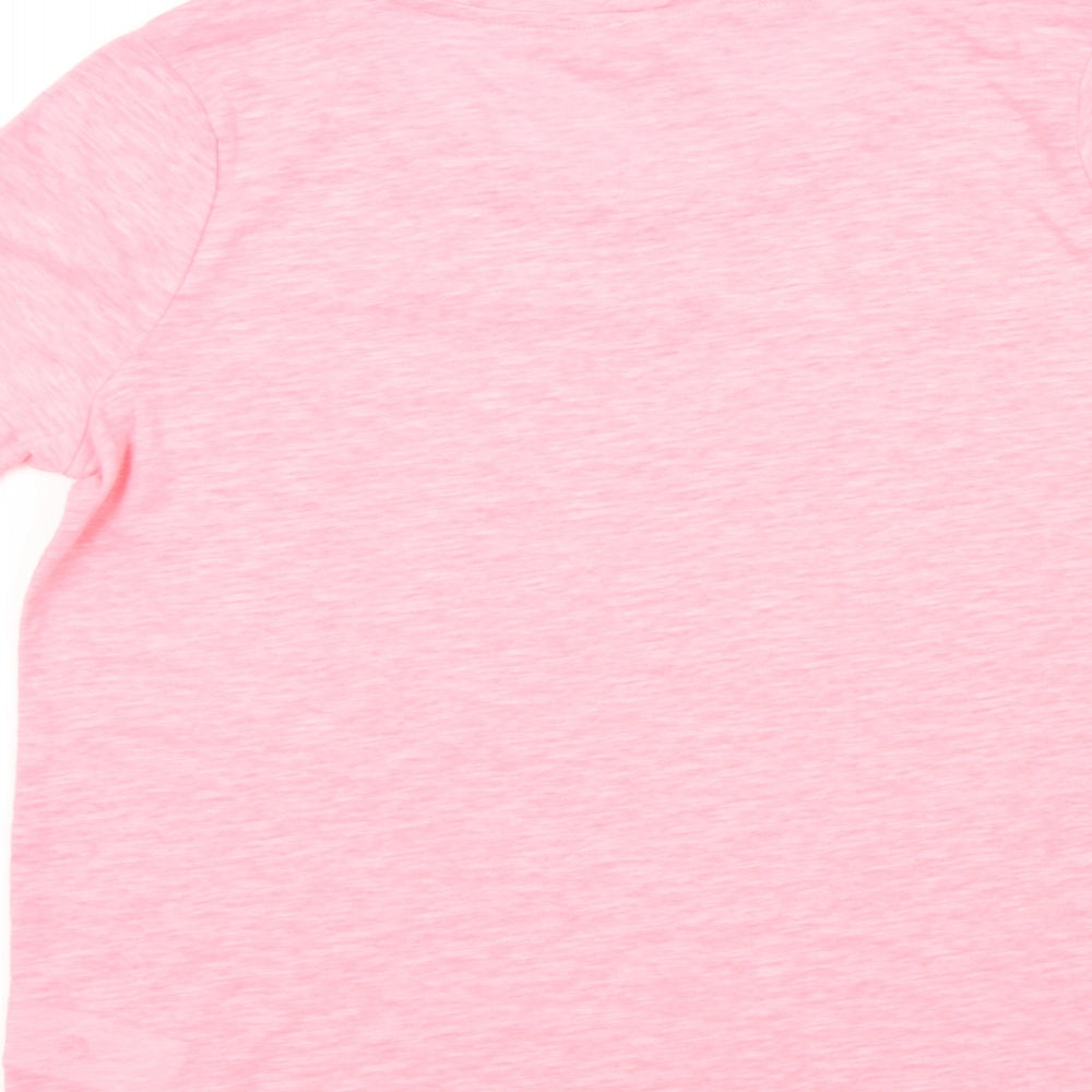 Womens UK Size S RESERVED Pink Basic T-Shirt