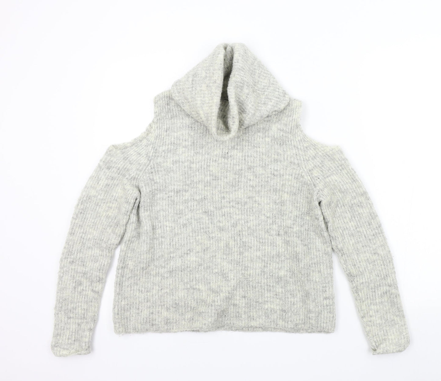 Womens UK Size S New Look Grey Pullover Jumper