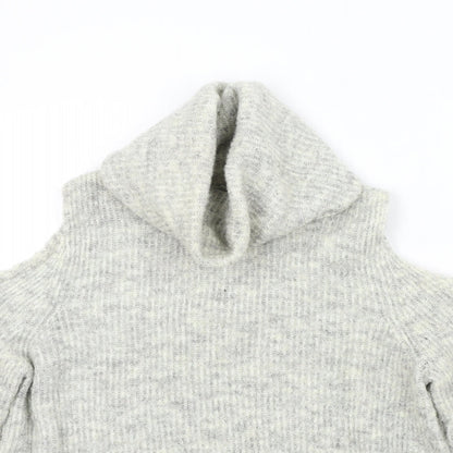 Womens UK Size S New Look Grey Pullover Jumper