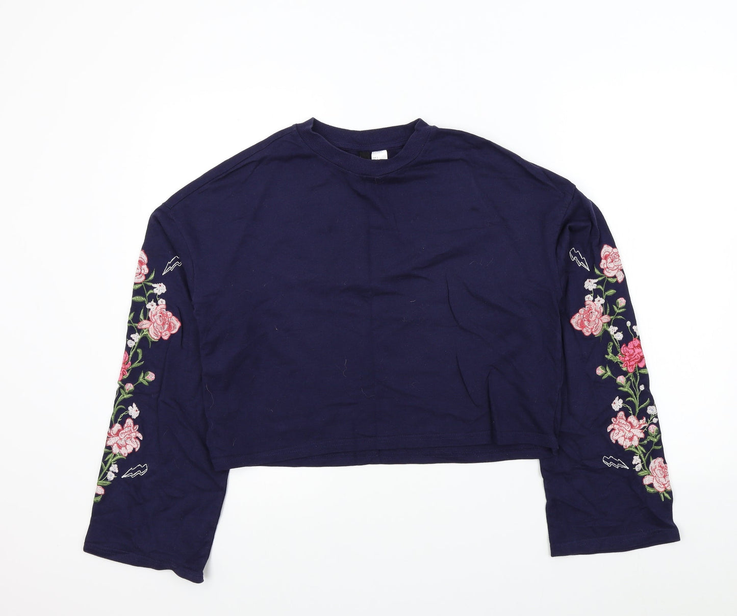 Womens UK Size S H&M Blue Pullover Jumper