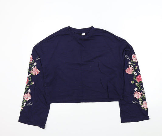 Womens UK Size S H&M Blue Pullover Jumper