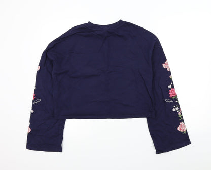Womens UK Size S H&M Blue Pullover Jumper
