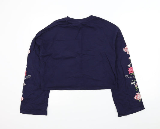 Womens UK Size S H&M Blue Pullover Jumper