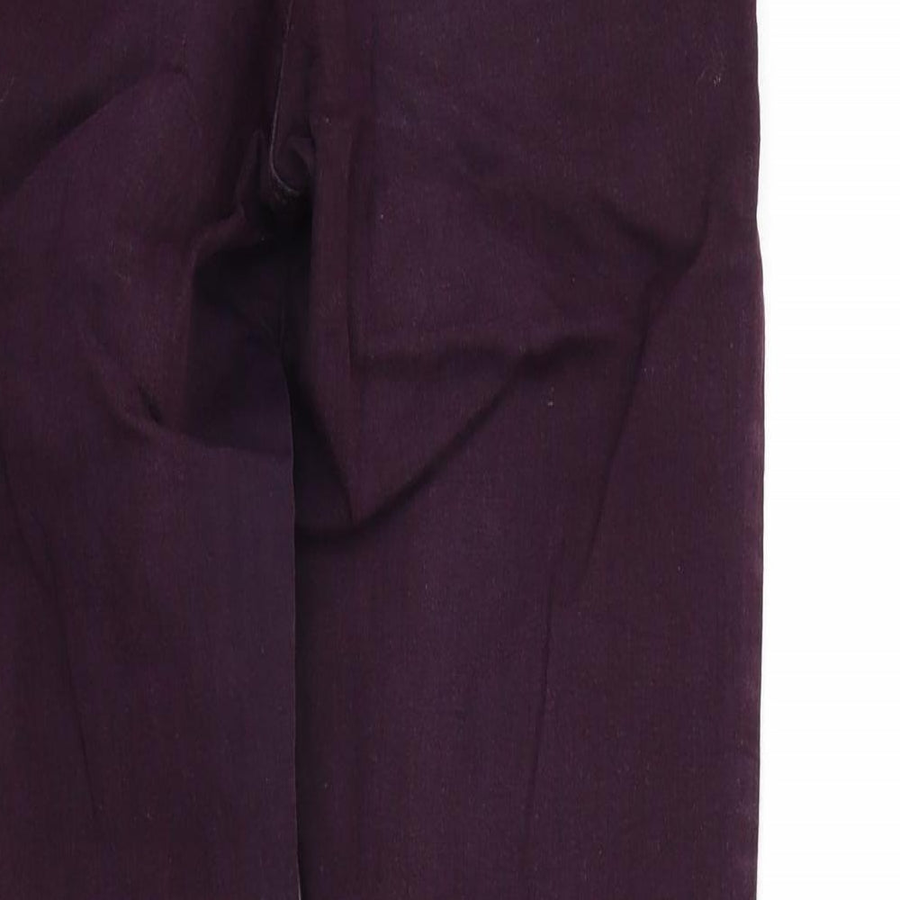 Topshop Womens Purple   Skinny Jeans Size 28 L27 in