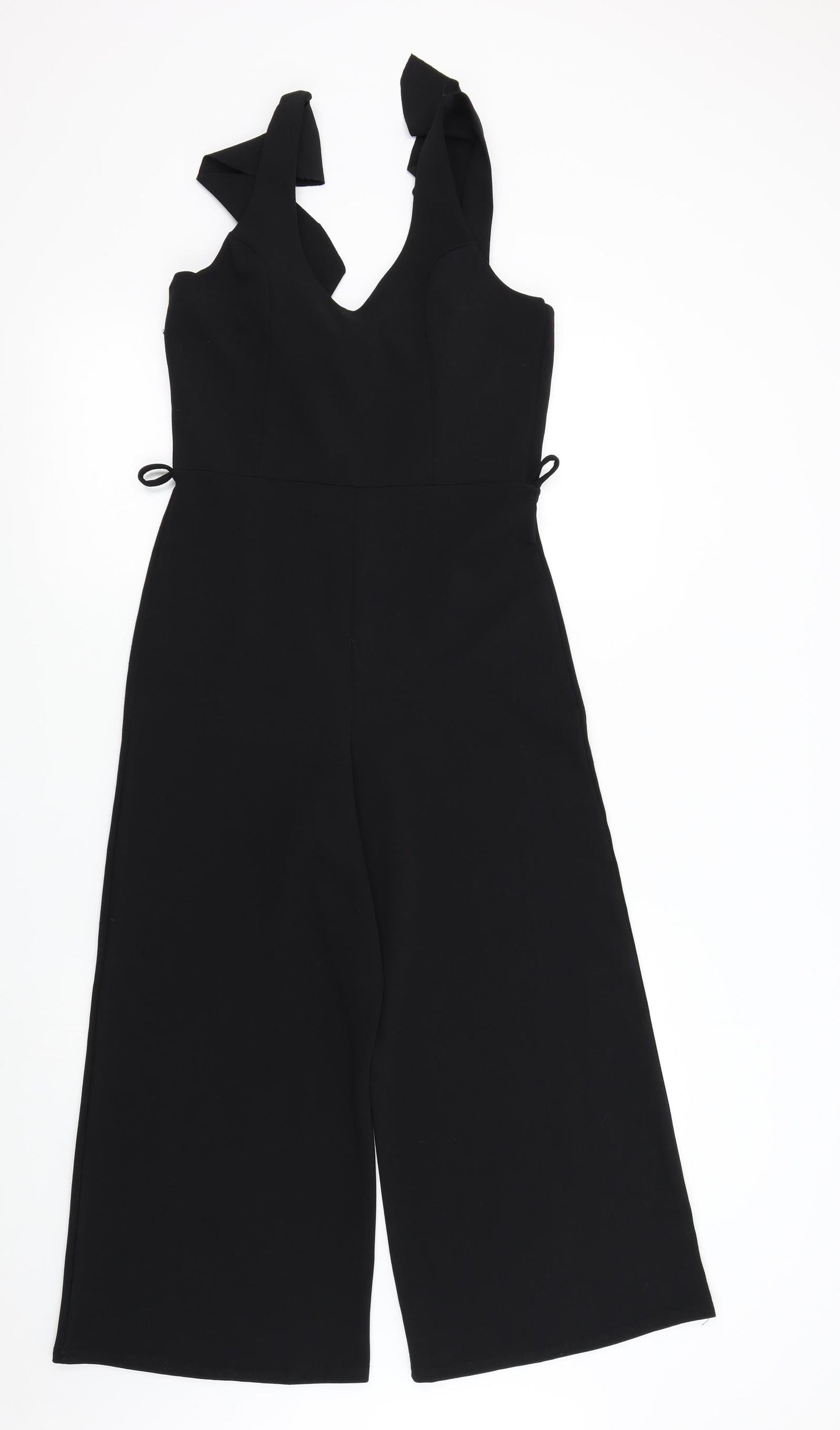 Missguided Womens Black Colourblock  Jumpsuit One-Piece Size 8 L22 in
