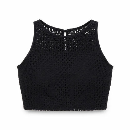 Womens UK Size 8 RAVI FAMOUS Black Basic T-Shirt