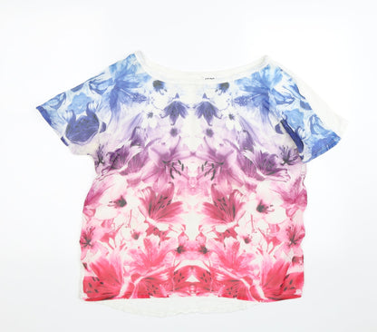 Womens UK Size M VERO MODA Multicoloured Basic T-Shirt