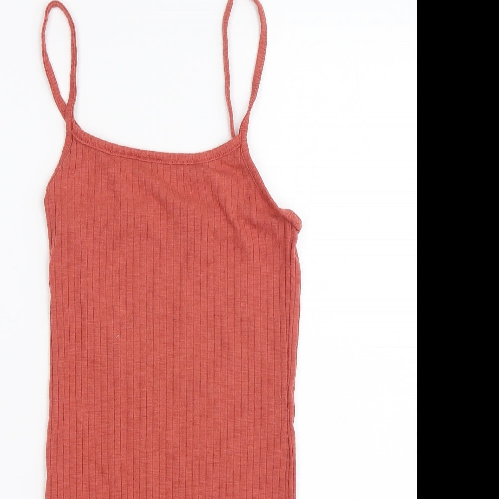 Primark Womens Orange   Catsuit One-Piece Size 6