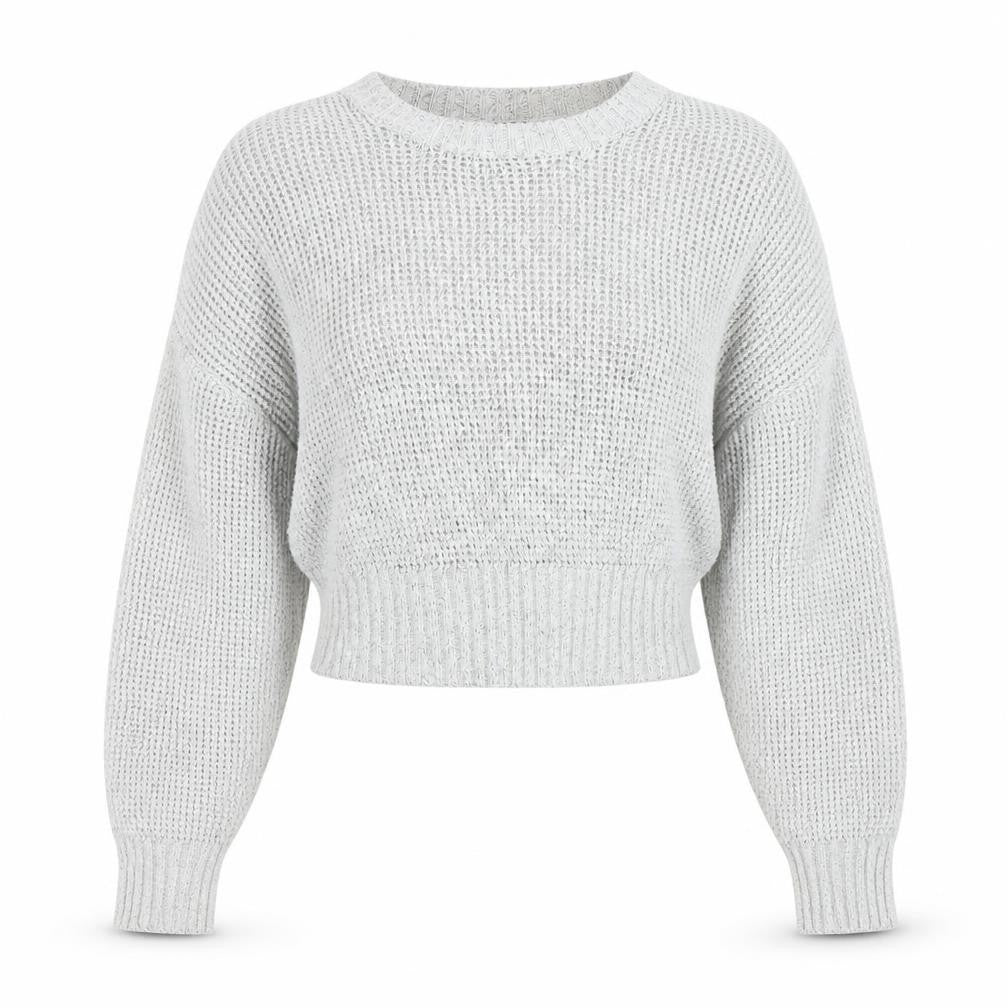Womens UK Size S Topshop Grey Pullover Jumper