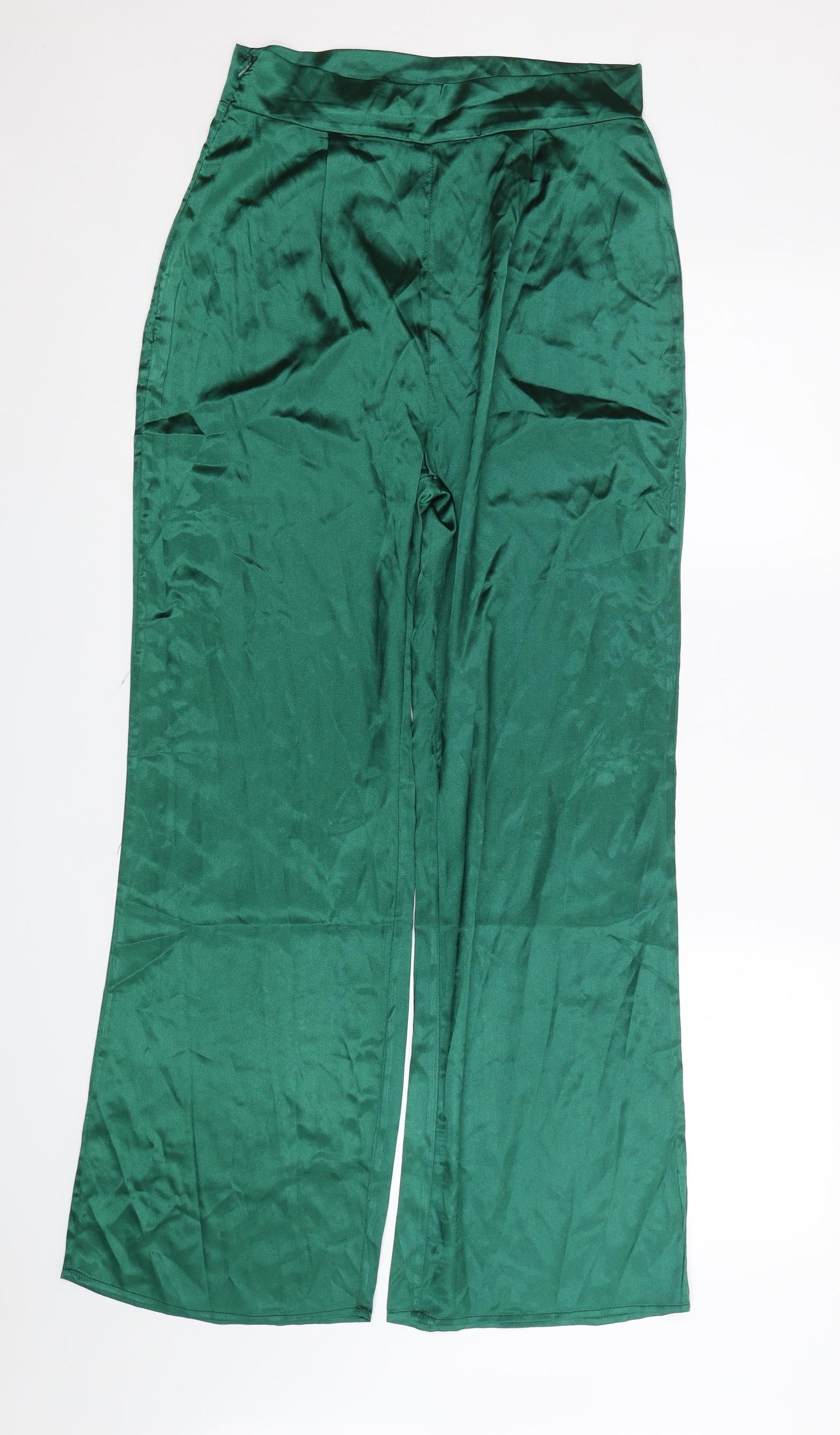 Womens UK Size M Shien Regular Fit  Green Trousers