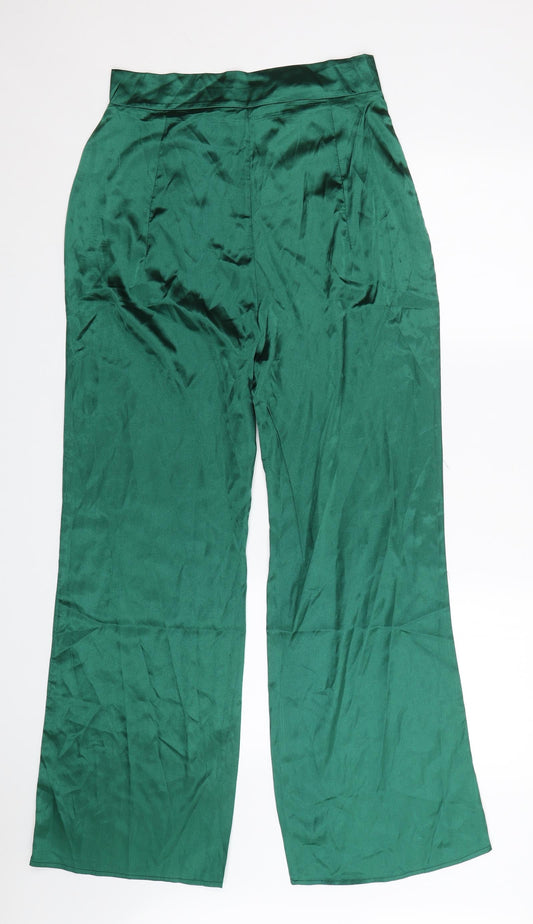 Womens UK Size M Shien Regular Fit  Green Trousers