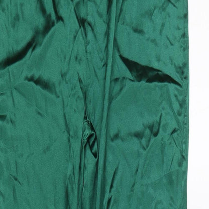 Womens UK Size M Shien Regular Fit  Green Trousers