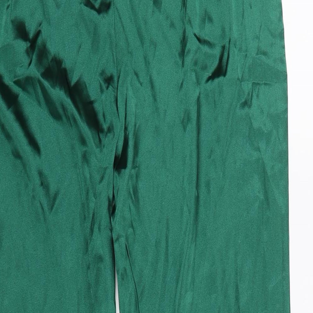 Womens UK Size M Shien Regular Fit  Green Trousers