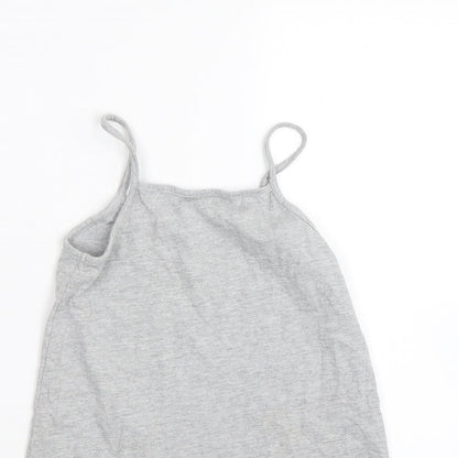 Matalan Girls Grey   Basic Tank Size 7 Years