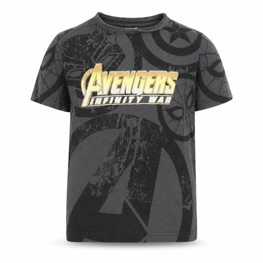 NEXT Boys Grey   Basic T-Shirt Size 8 Years  - Avengers Infinity War