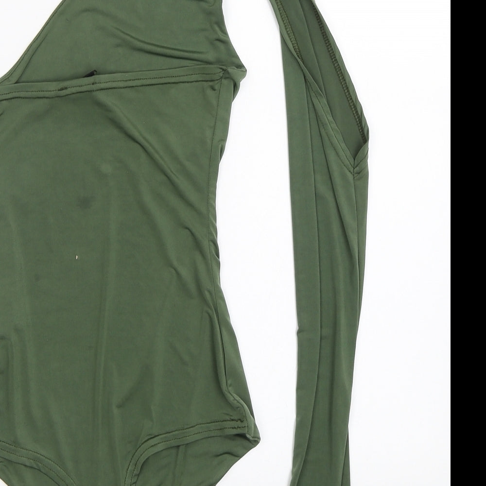 PRETTYLITTLETHING Womens Green   Catsuit One-Piece Size 8