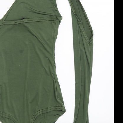 PRETTYLITTLETHING Womens Green   Catsuit One-Piece Size 8