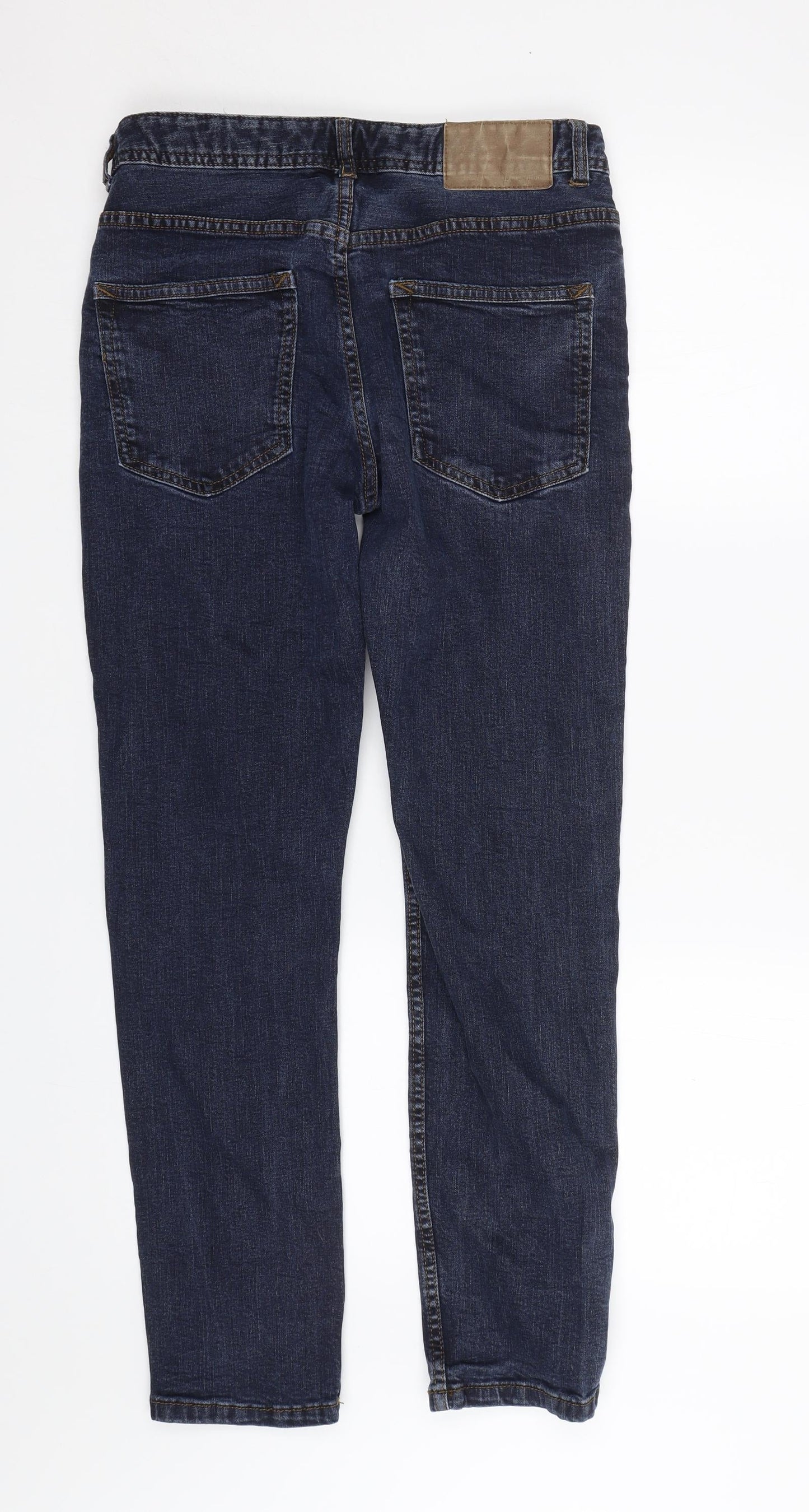 Denim co Womens Blue  Denim Straight Jeans Size 32 L26 in