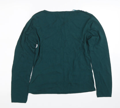 Womens UK Size S Roman Green Pullover Jumper