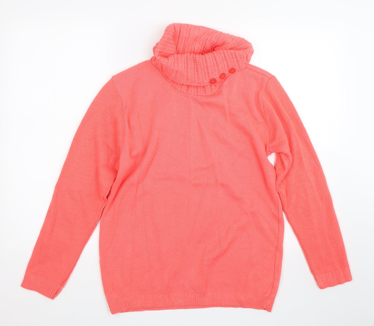 Womens UK Size M sarah hamilton Pink Pullover Jumper