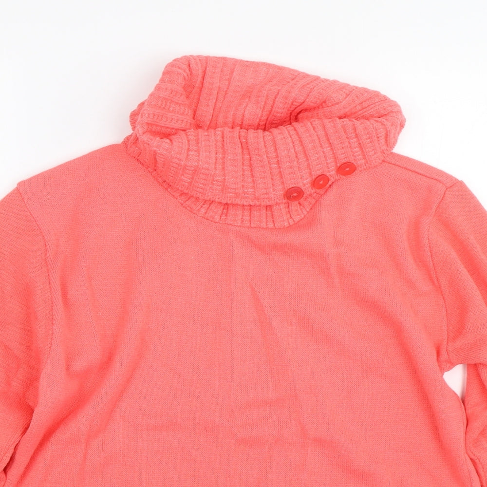 Womens UK Size M sarah hamilton Pink Pullover Jumper