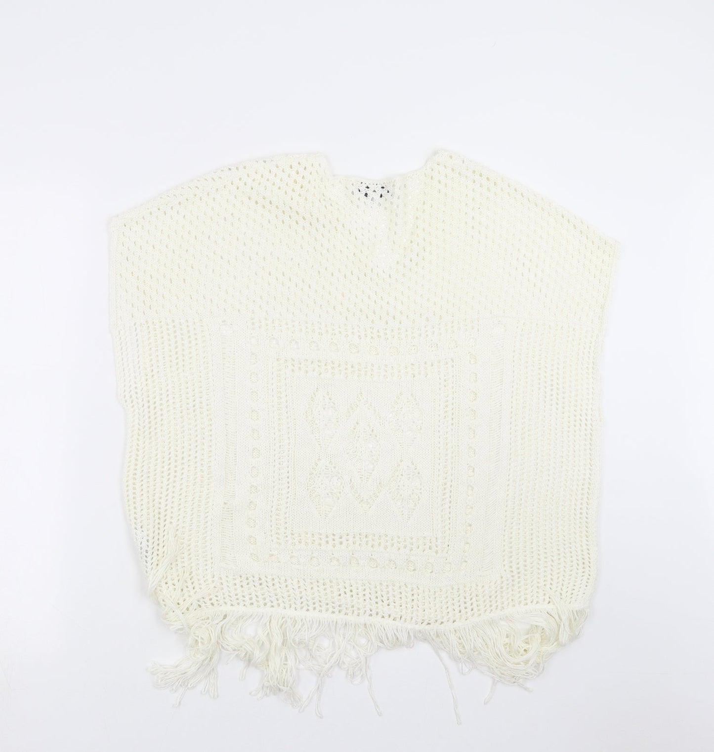 Womens UK Size S NEXT Ivory Pullover Jumper
