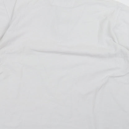 Maine New England Mens White    Polo Size M