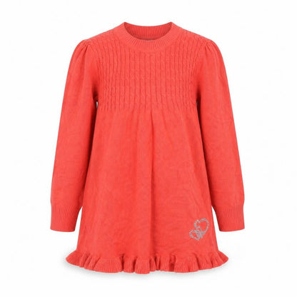 TYK Girls Red  Knit Pullover Jumper Size 12 Years