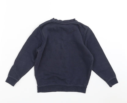 TU Boys Blue   Pullover Sweatshirt Size 5 Years  - school wear