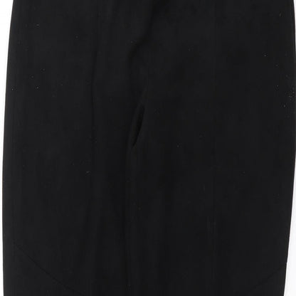 Womens UK Size 32 in Preworn Slim Fit  Black Trousers